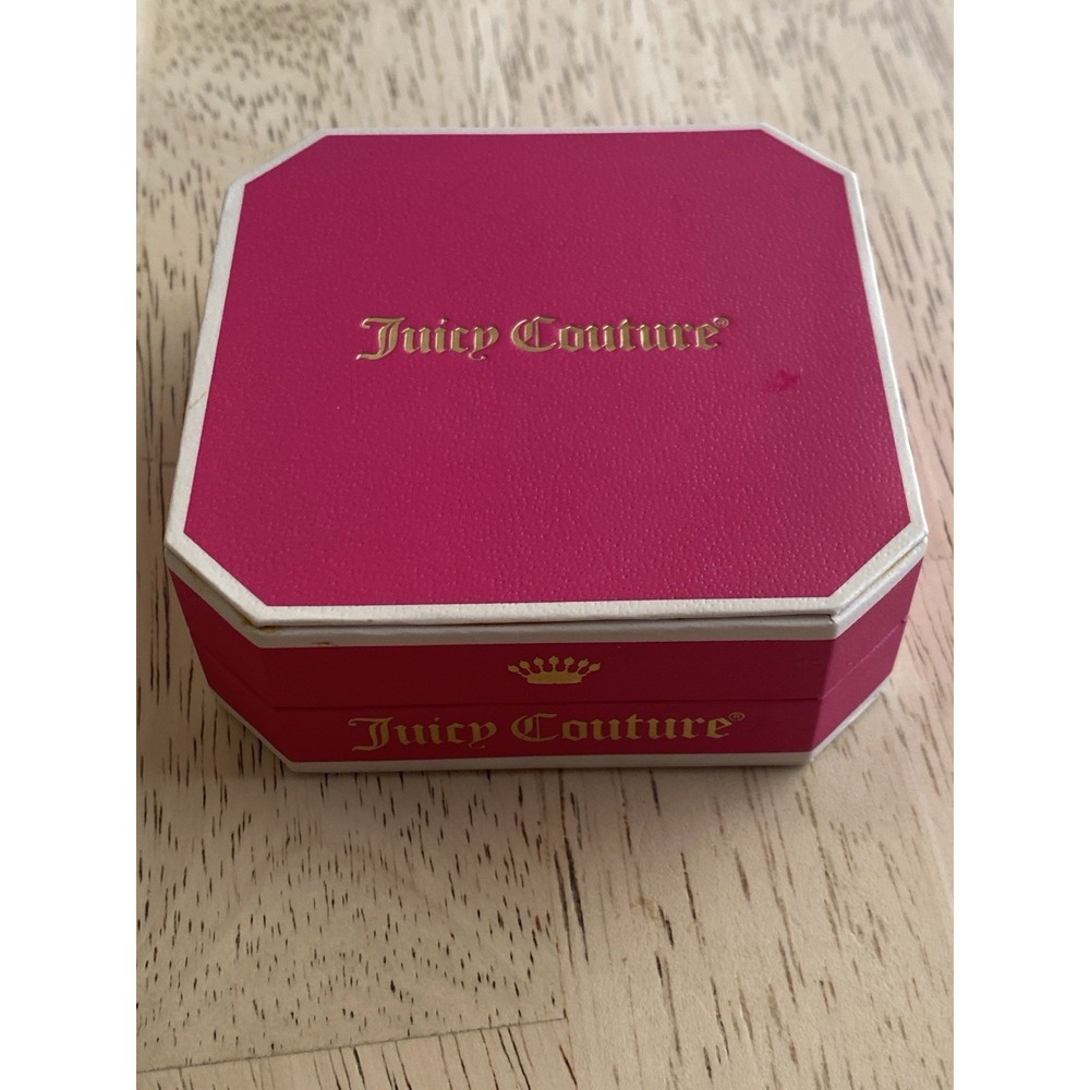 Juicy Couture Pineapple Pendant & Gold Tone Chain 18" Y2K Original Box - Picture 6 of 7